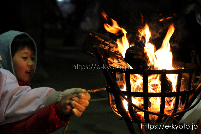 北野天満宮 火之御子社鑽火祭