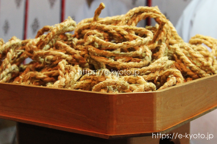 北野天満宮（火之御子社）鑽火祭 火縄