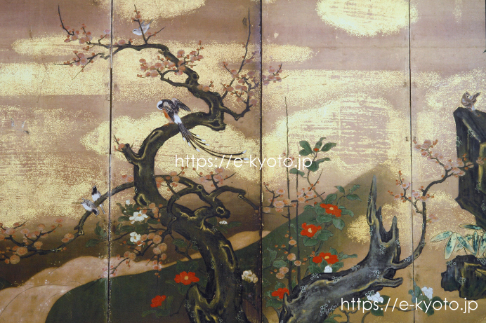花鳥図屏風